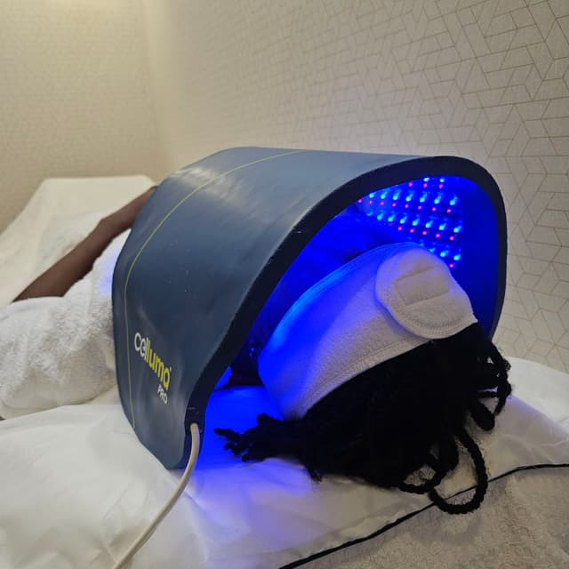 LED Red Light Therapy after Microneedling