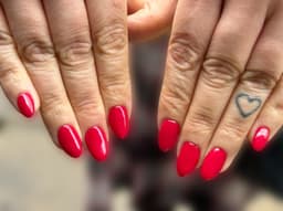 Ruby Hard Gel Extensions