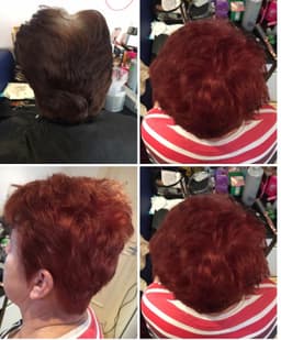 Full head colour change