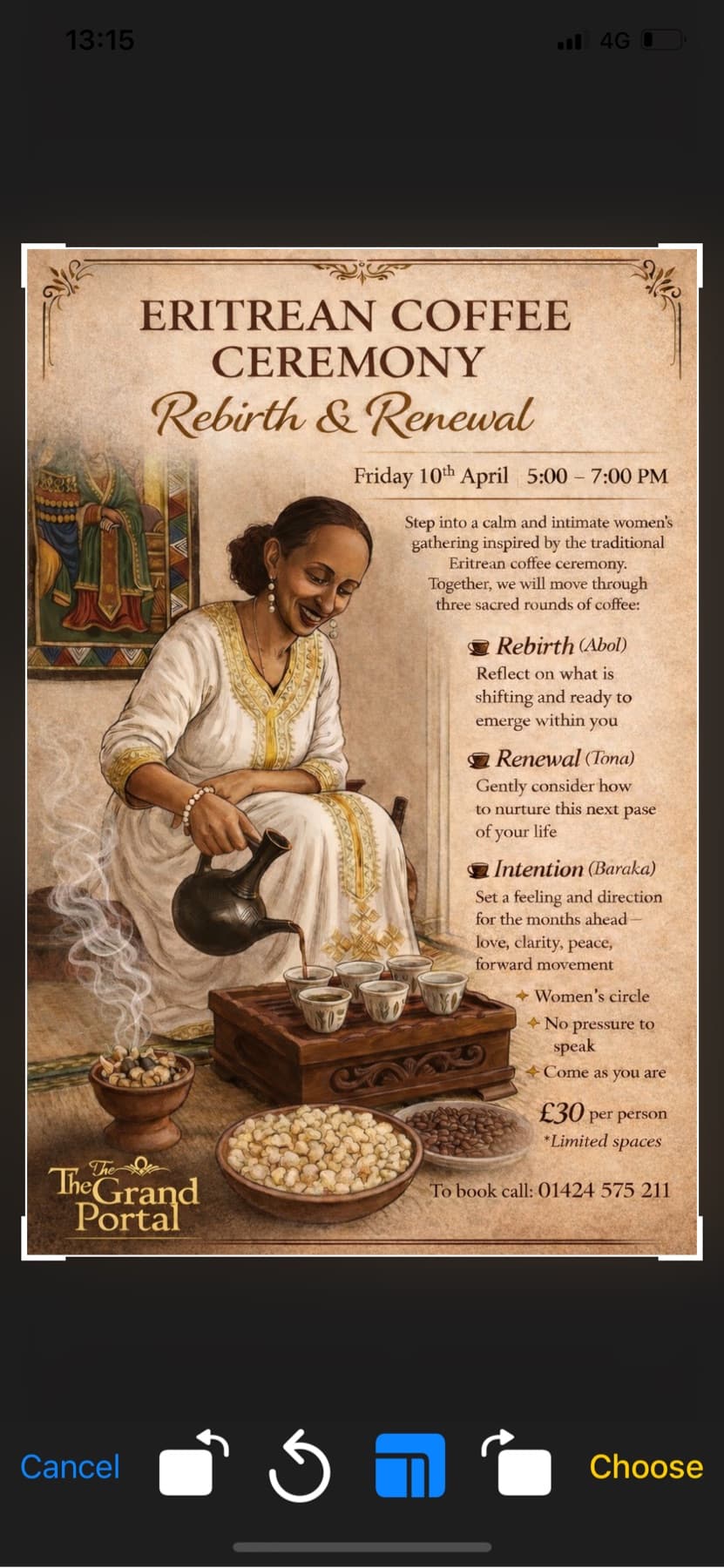 Call to book ticket
**01424 575 211**