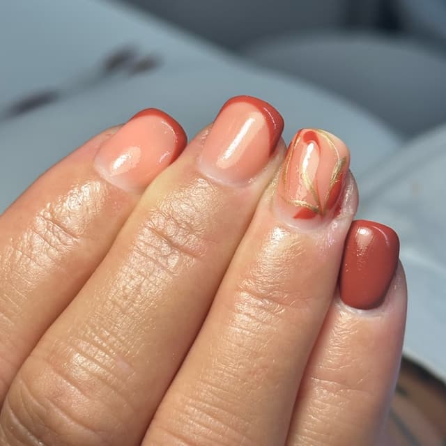 BIAB with Tier 2 Nail Art