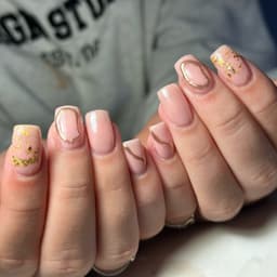 BIAB with tier 2 Nail Art
