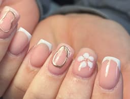 BIAB with Tier 2 Nail Art