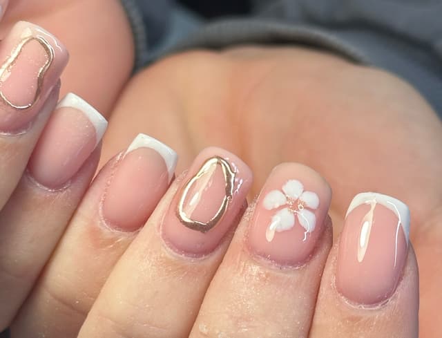 BIAB with Tier 2 Nail Art