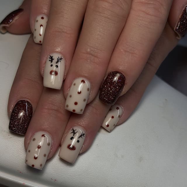 BIAB with Tier 1 Nail Art