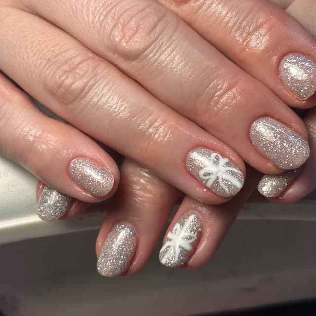 BIAB with Tier 1 Nail Art