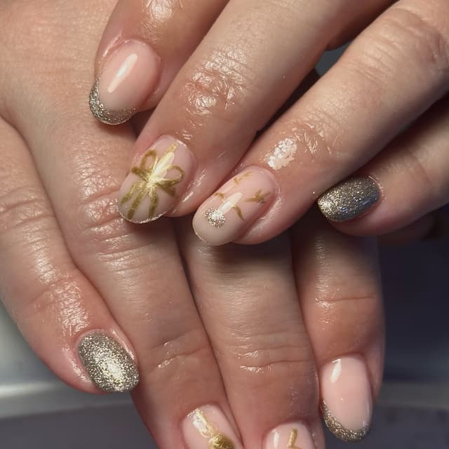 BIAB with Tier 2 Nail Art