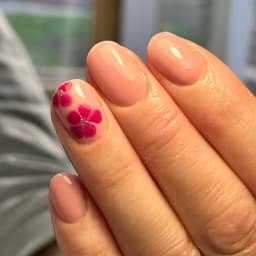 BIAB with Tier 1 Nail Art
