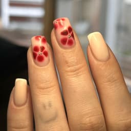 BIAB with Tier 2 Nail Art