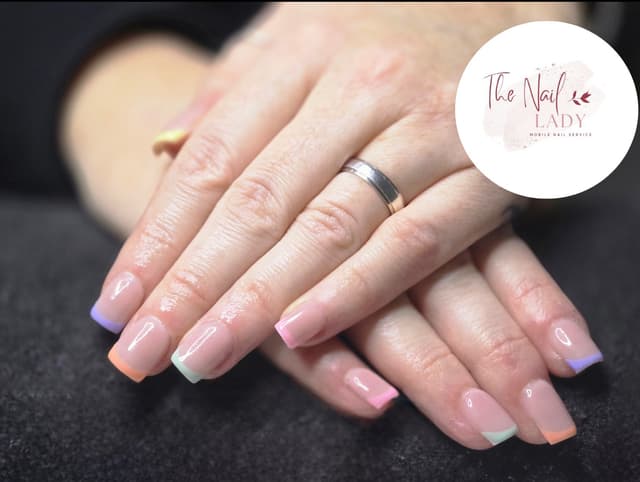 Full coverage Extensions with French Tips