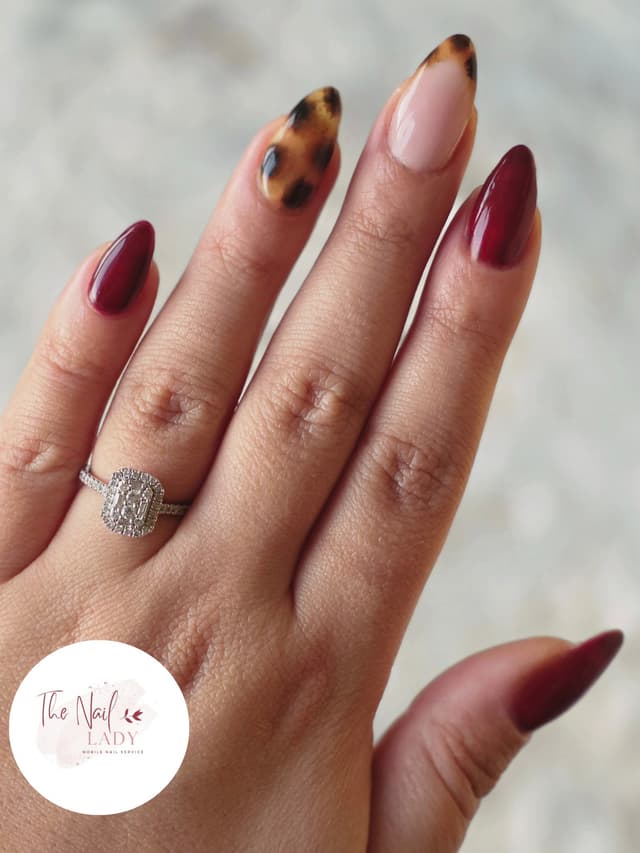 Full Coverage Extensions with Detailed Nail Art