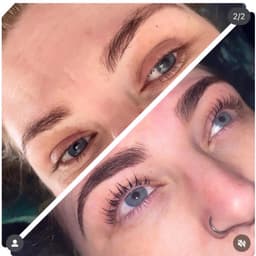 Brow Shape & Tint + LVL Lashlift