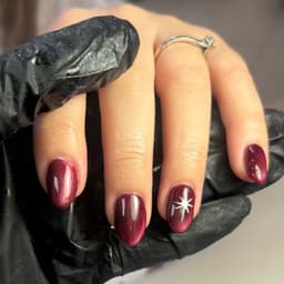 Builder with colour & level 1 nail art