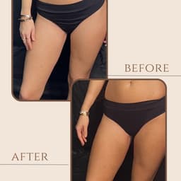 Sienna X Spray Tan- before and after
