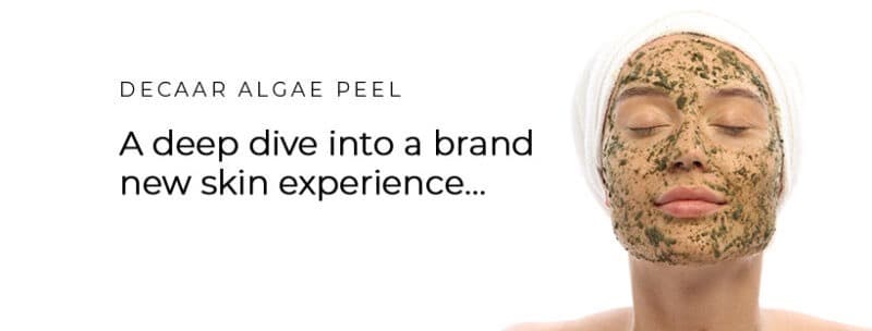 The DÉCAAR Algae Peel works biologically, providing a 100% safe treatment process working from the inside out. 
The micro-fibres of the peeling powder penetrate the skin, increasing the blood flow and production of new cells. 
The unique microfibers boost blood flow and encourage new cell growth while helping to kill bacteria. 
<u>**Benefits include:**</u>
• Stimulates cell renewal by massively accelerating cellular turnover. 
• Stimulates the fibroblasts to produce collagen and elastin. 
• Reduces sebum production and fights bacteria combating acne breakouts. 
• Works on darker skin types with no risk. 
• Eliminates pigmentation spots. 
• Normalises thickness of the skin. 
• Works to reduce scarring. 
• Even suitable for during pregnancy and while breastfeeding