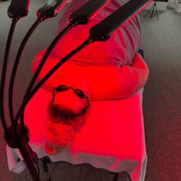 Bio radiance facial with red light therapy