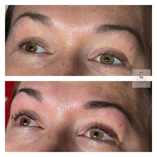 Korean Lashlift with brow tint and tidy