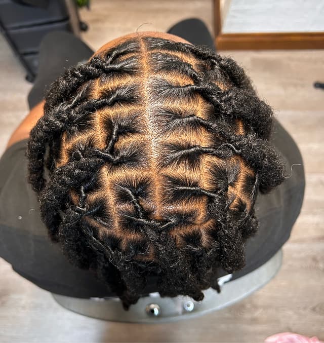 Re-twisted traditional locs