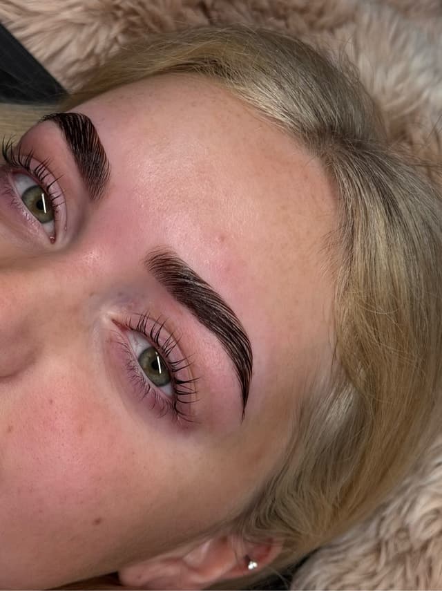 brow lam, wax & tint + lash lift & tint