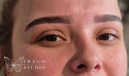 Brow tint and wax 🤍