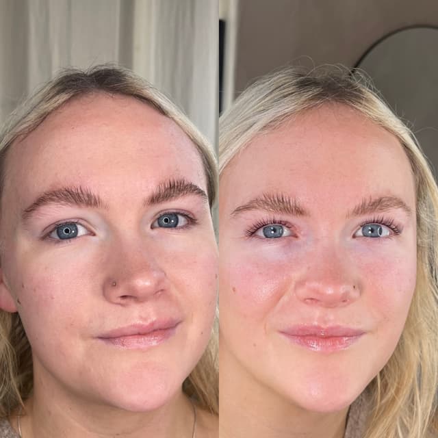 Korean Lash Lift Before and after