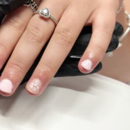 Builder gel with gel polish 🫧