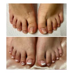 Beautiful french gel polish ✨