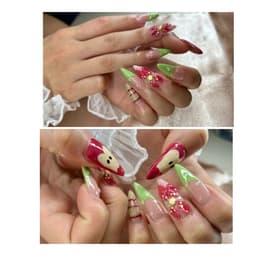 Beautiful gel extensions 💅🏻