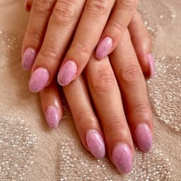 💅🏻BIAB nails with glitter ✨