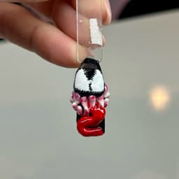 3D monster nail art, he is Venom