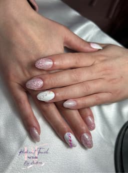 Polygel extensions nails🤍