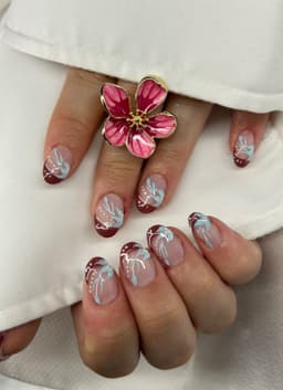 New gel extensions 🧡