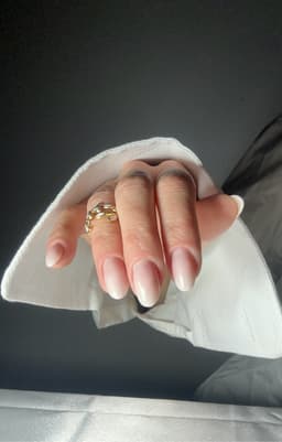 Soft milky nude nails,clean,elegant & timeless 🤍