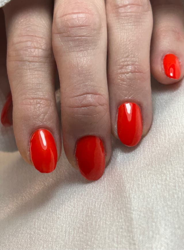 Elegant red BIAB