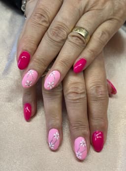 Pink set with flowers 🌸