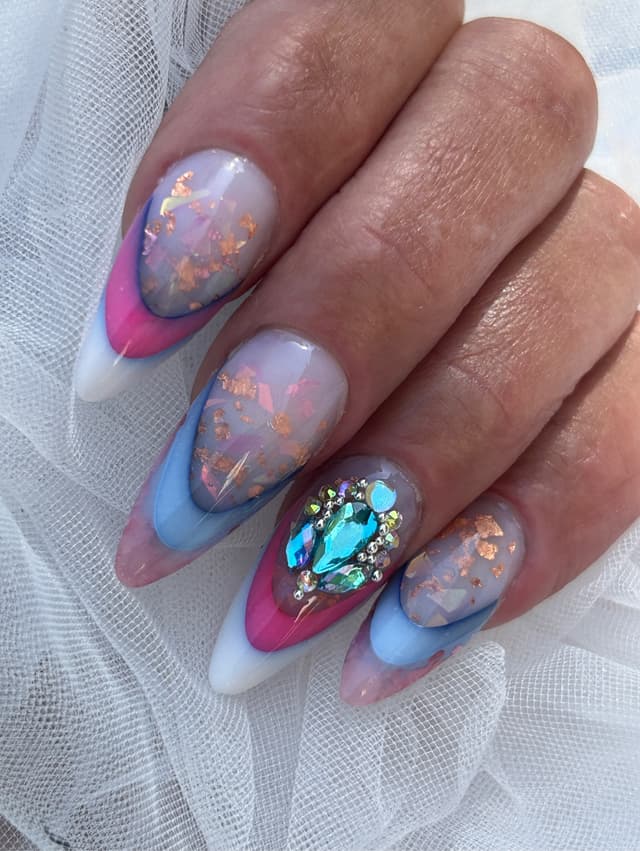 Sculpted french 💖💙