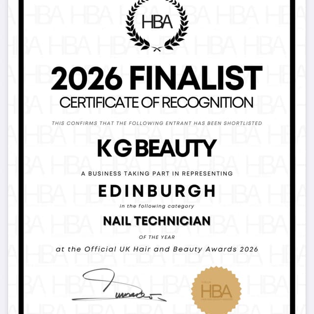 Nail Technician Finalist 2026