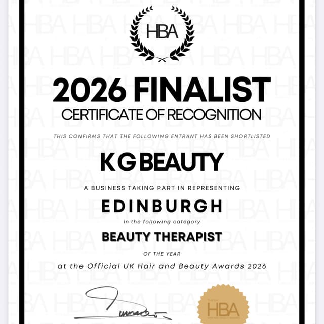 Beauty Therapist Finalist 2026