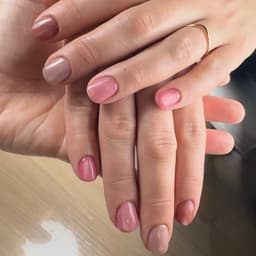 Prescriptive manicure + cat-eyes + nail art tier 1