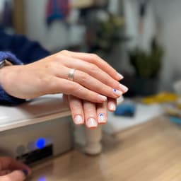 Prescriptive manicure + without gel colour + nail art tier 1