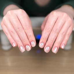 Prescriptive manicure + chrome + nail art tier 1