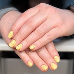 Prescriptive manicure + gel colour + nail art tier 1