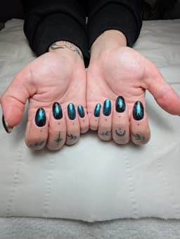 Gothic chrome thorn nails