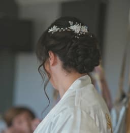 Bridal updo
