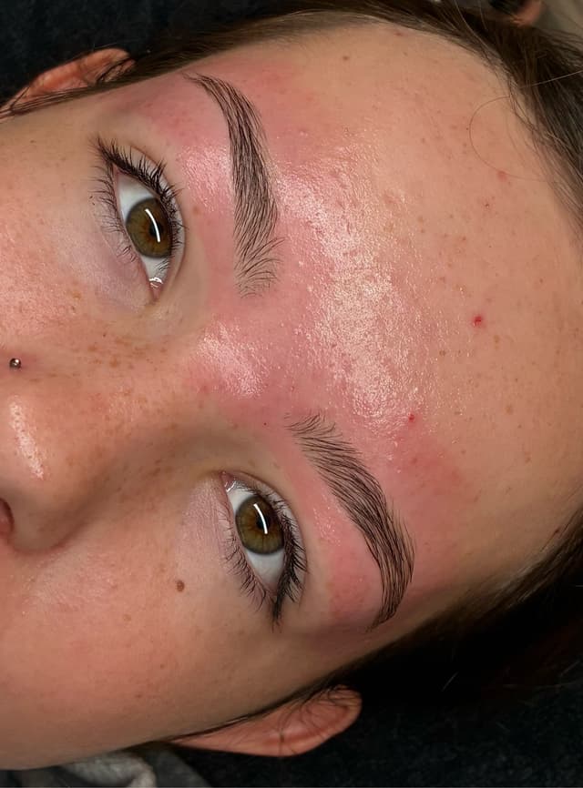 Brow waxing and shaping. 12+