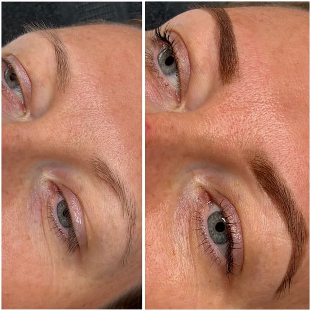 Soft hybrid Tint & wax with lash lift