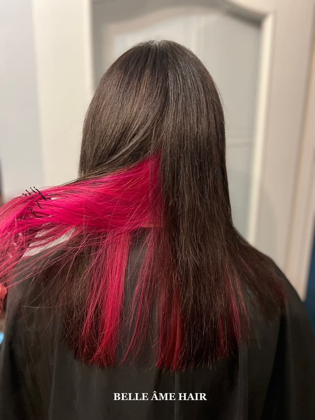 peek-a-boo foils & haircut