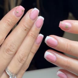 BIAB with Simple Nail Art