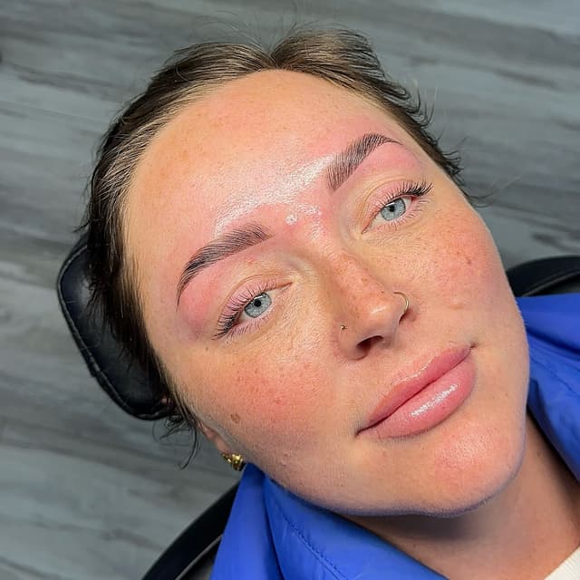 Eyebrow Lamination + Hybrid Dye