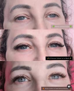 Natural Lashes v Midnight Glam Soft Volume Lash Set n v Kitten Lashes in brown